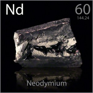 Nd釹元素圖，表示釹在永磁材料中的應(yīng)用