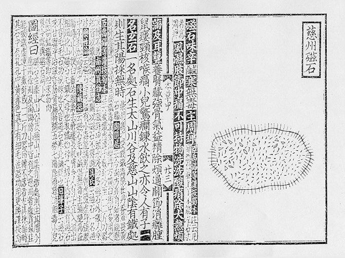 中國古籍中關(guān)于磁的文字記載